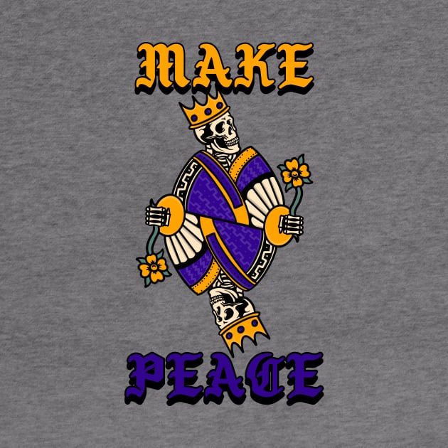 Make Peace by Vintage Oldschool Apparel 